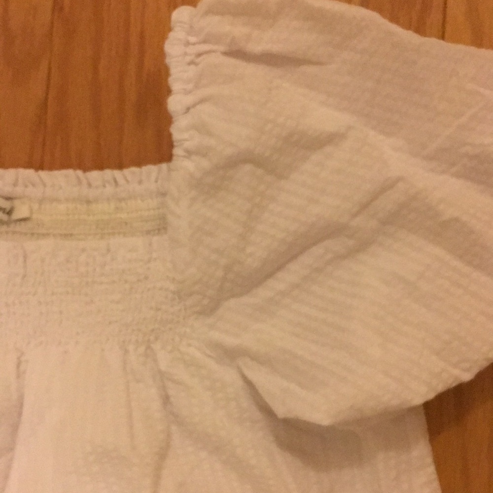 Madewell Puff Sleeve White dress - Picture 5 of 12